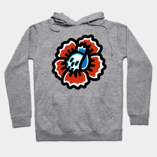 Peony Skull Flower Hoodie